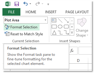 format selection dropdown